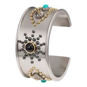 Coach Western Rivets Wide Cuff